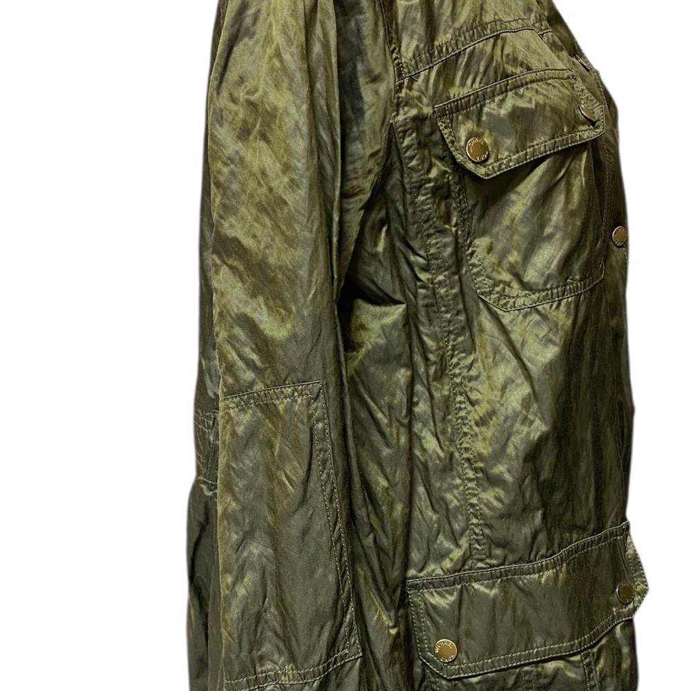 Michael Michael Kors 3X Metallic Green/Gold Jacket EUC! - Picture 7 of 9